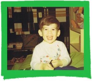 Me, age 3-4 in my original Pigamoose days