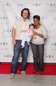 Michael David Murphy, wife, Alyson West, and their daughter, Alexandra