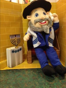 The Hanukkah "Mensch on a Bench"